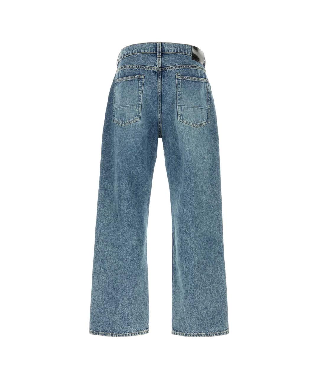 OUR LEGACY Синие хлопковые прямые джинсы, фото 2