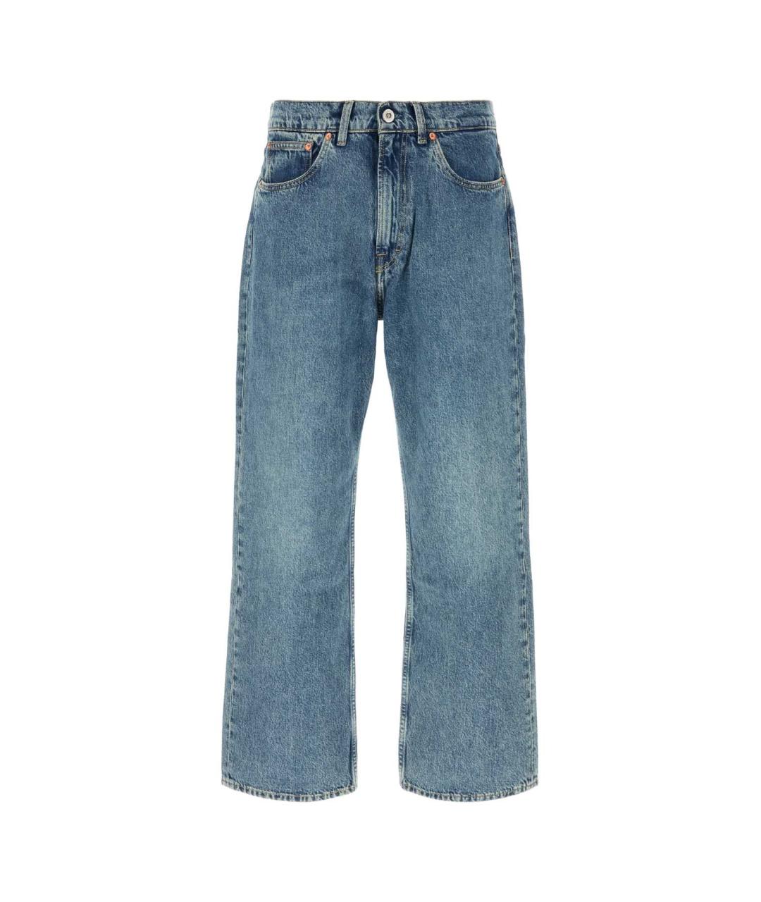 OUR LEGACY Синие хлопковые прямые джинсы, фото 1