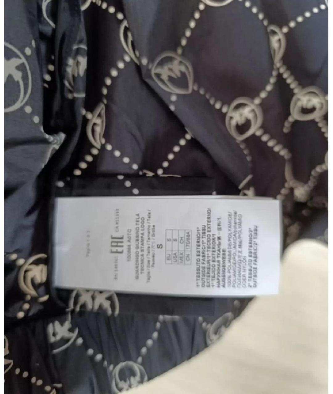 PINKO Черная полиэстеровая куртка, фото 5