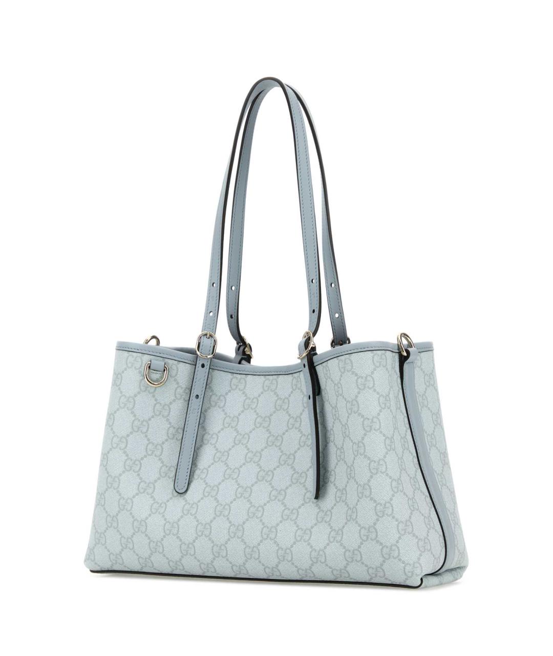 GUCCI Голубая сумка тоут, фото 2