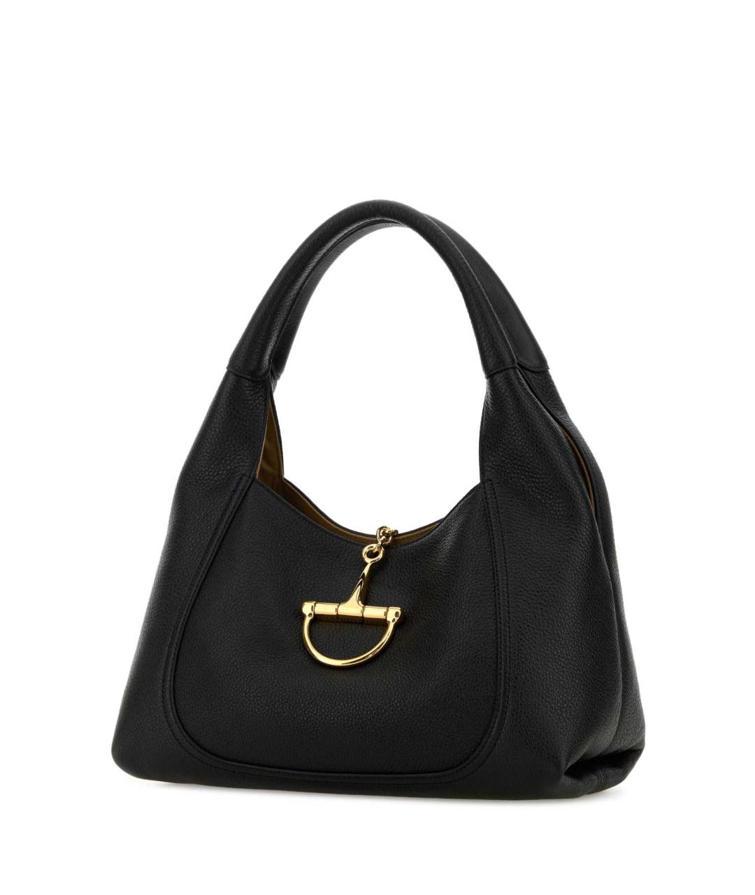 GUCCI Черная кожаная сумка через плечо, фото 2