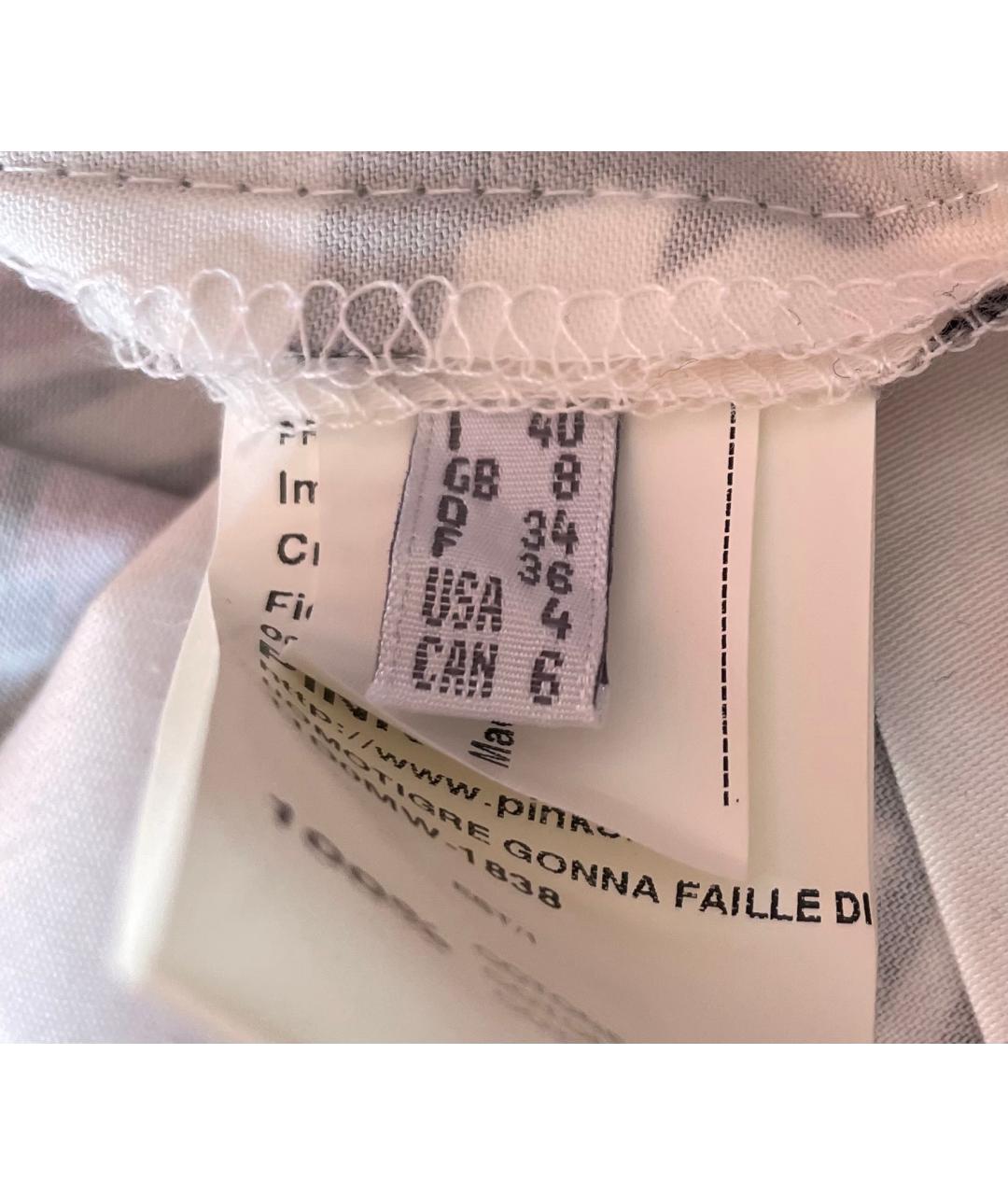 PINKO Мульти хлопковая юбка мини, фото 4