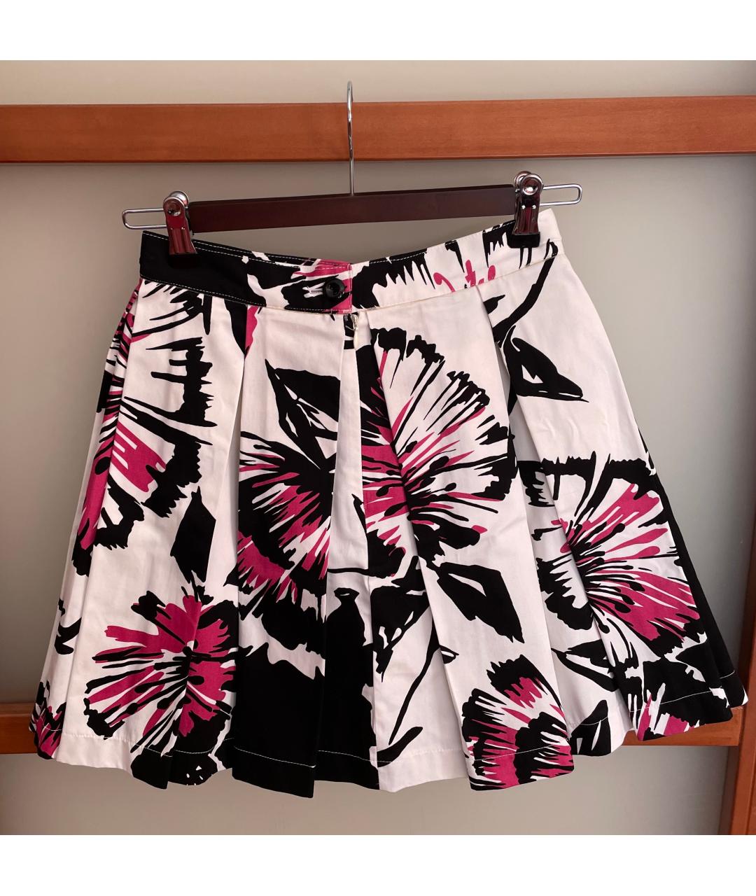 PINKO Мульти хлопковая юбка мини, фото 2