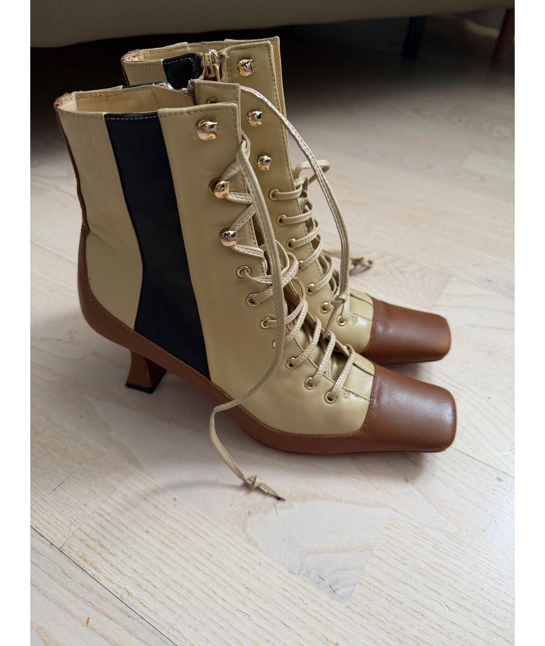 MANU ATELIER Мульти кожаные ботинки, фото 4