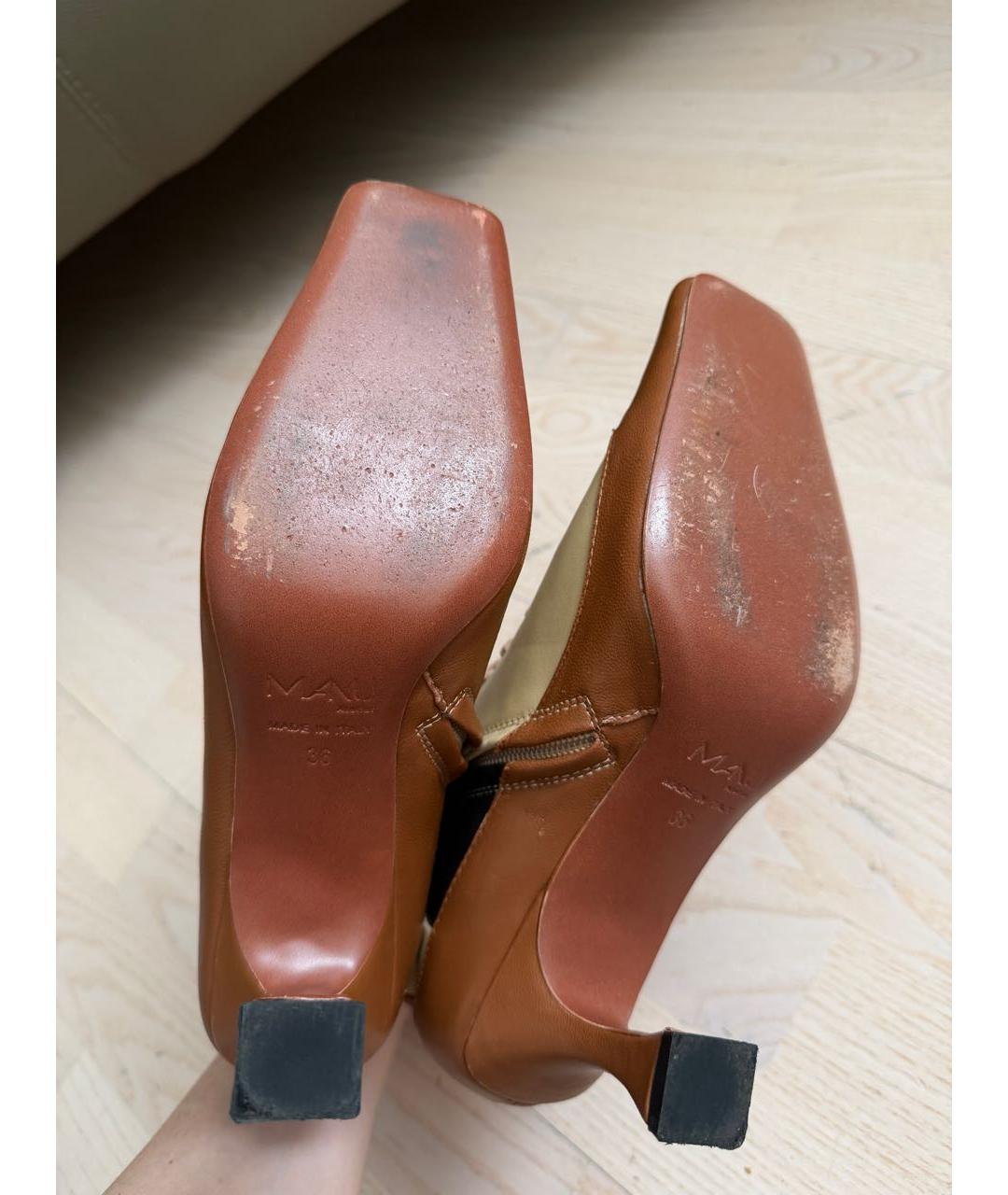 MANU ATELIER Мульти кожаные ботинки, фото 6