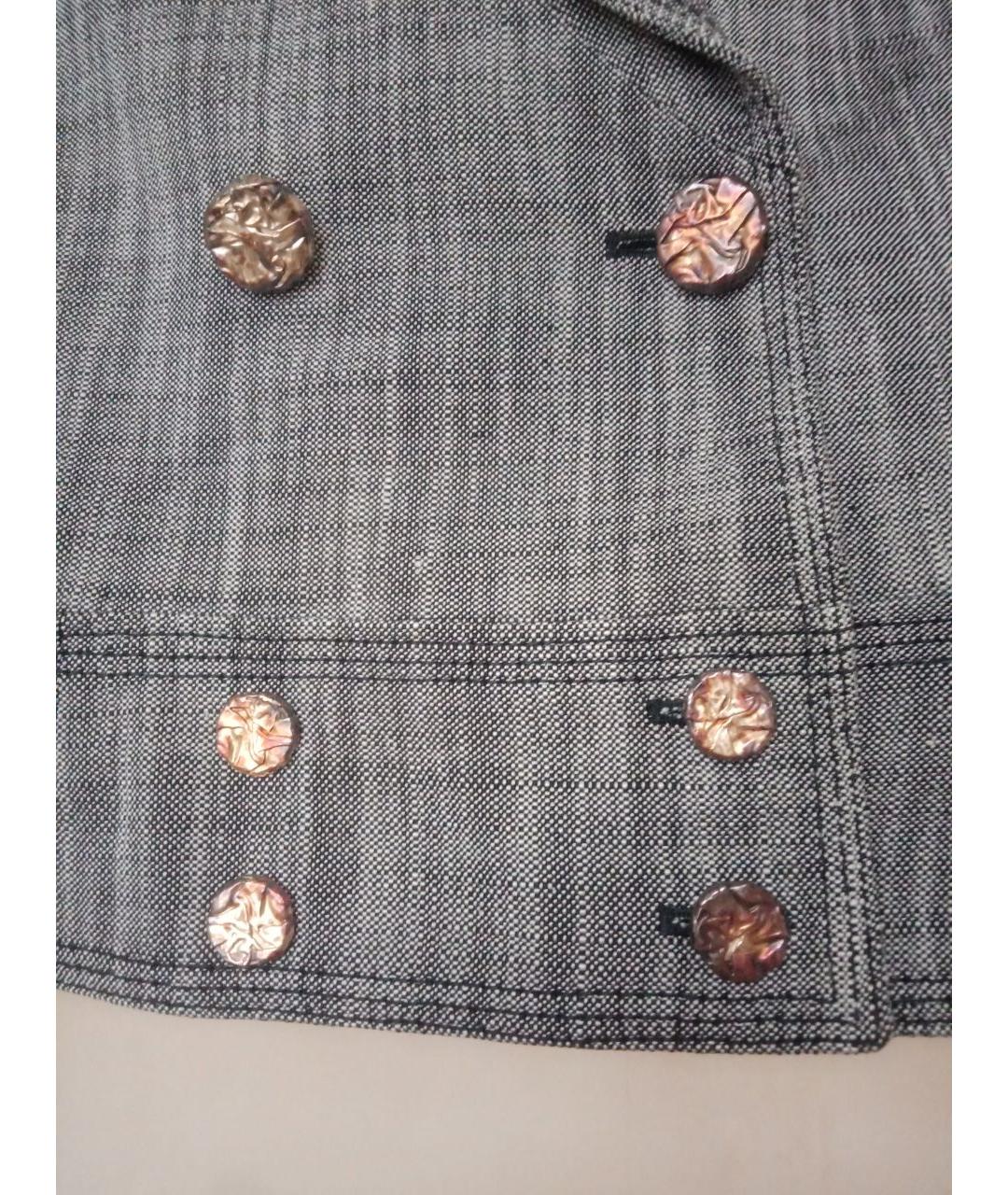 LOUIS VUITTON Серый хлопковый жакет/пиджак, фото 2