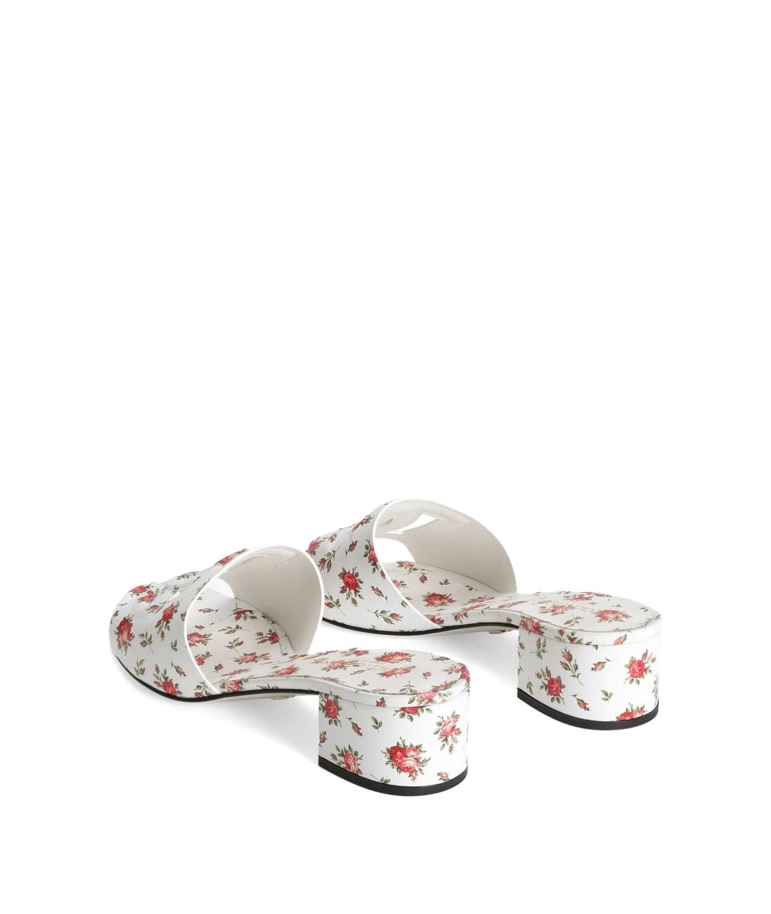 DOLCE&GABBANA Мульти кожаные мюли, фото 3