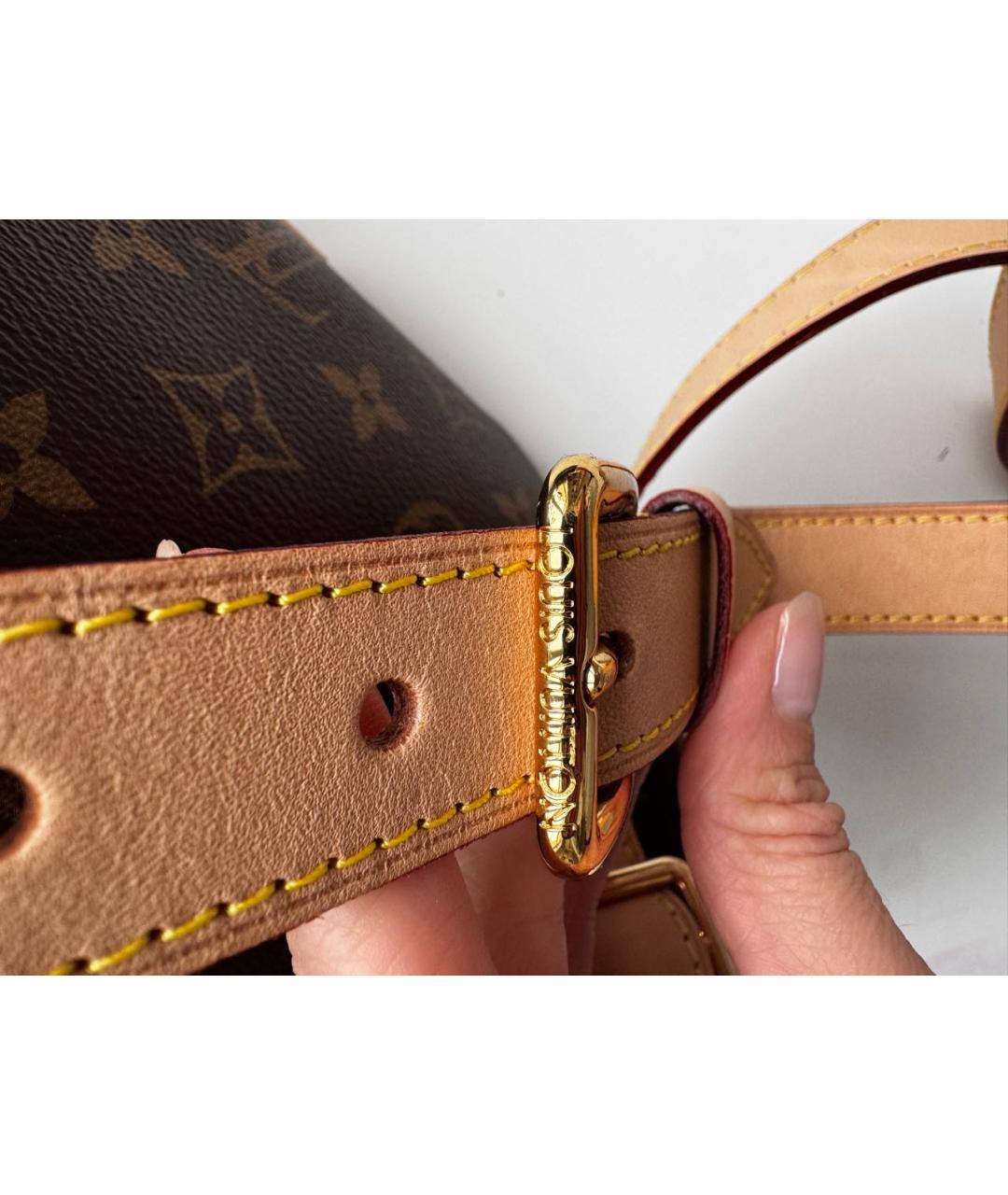 LOUIS VUITTON Коричневая поясная сумка, фото 7