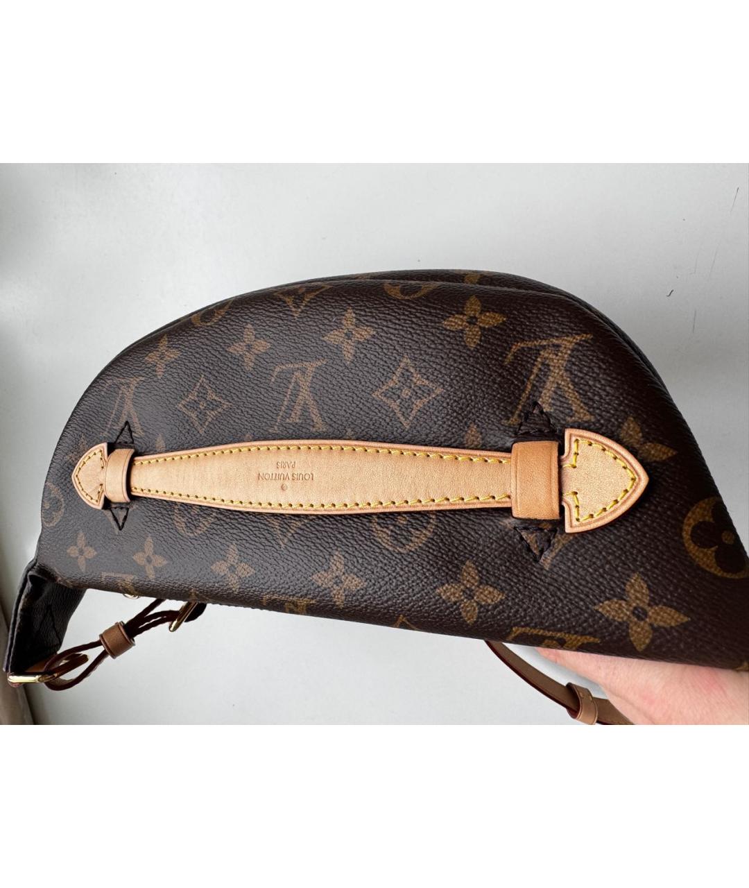 LOUIS VUITTON Коричневая поясная сумка, фото 6