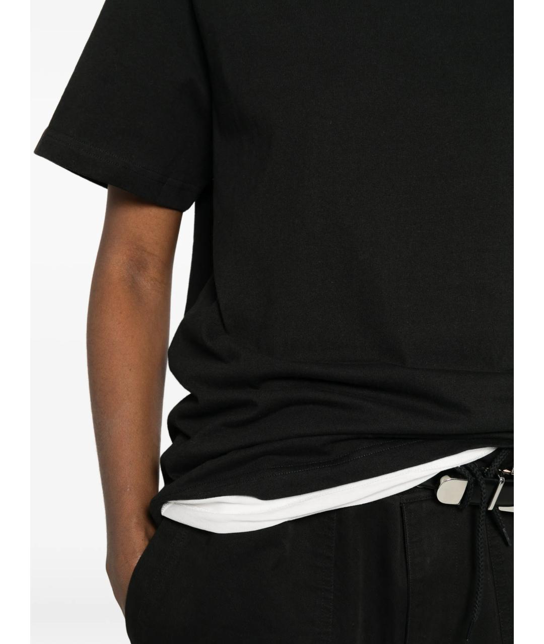 entire studios Черная хлопковая футболка, фото 5