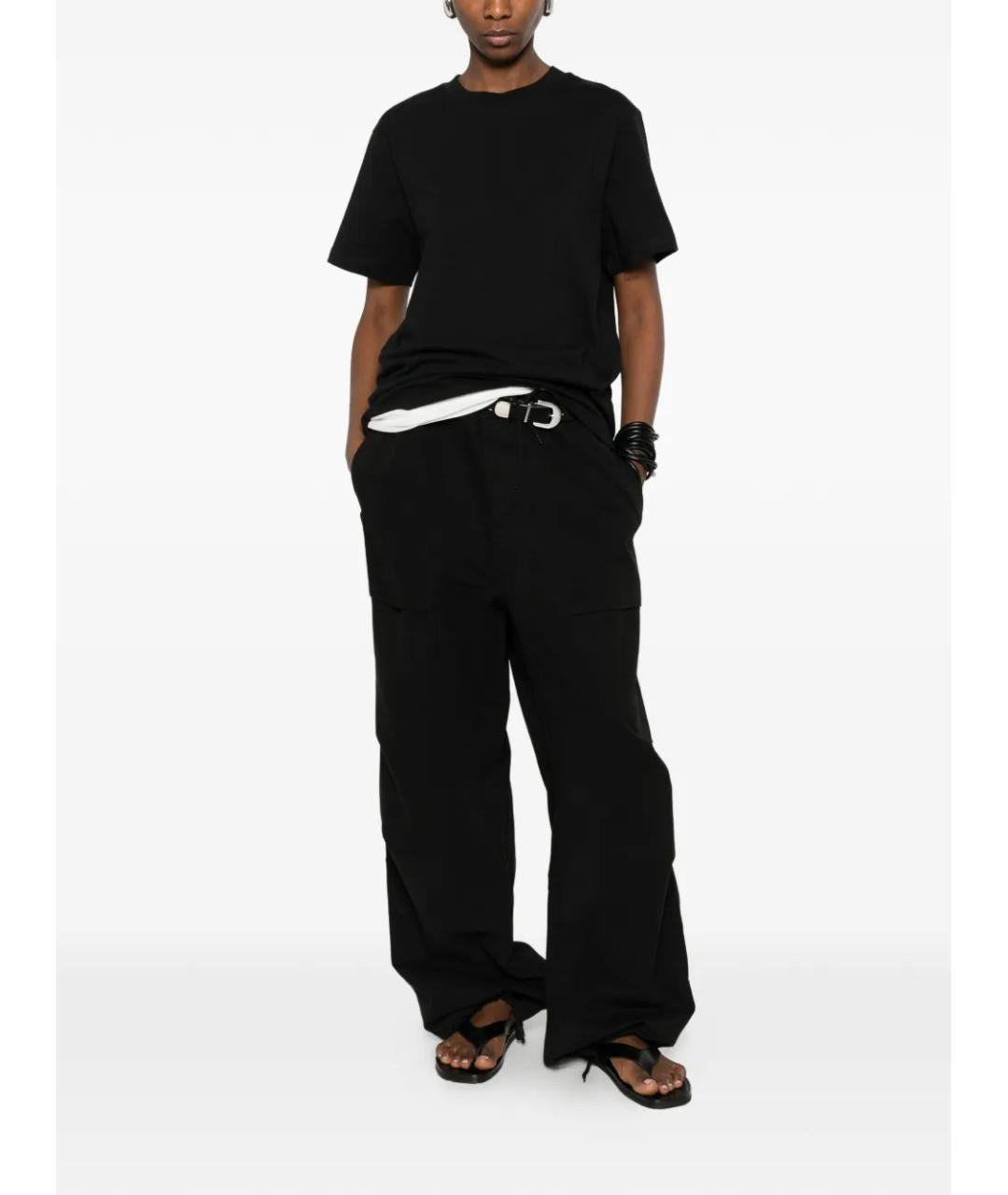 entire studios Черная хлопковая футболка, фото 2