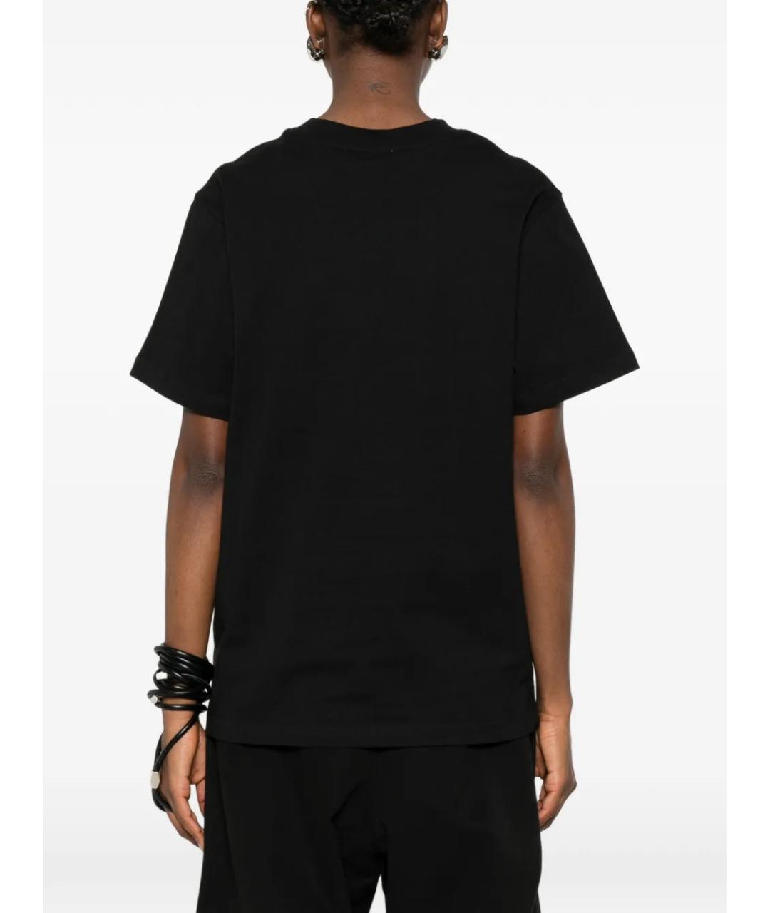 entire studios Черная хлопковая футболка, фото 4