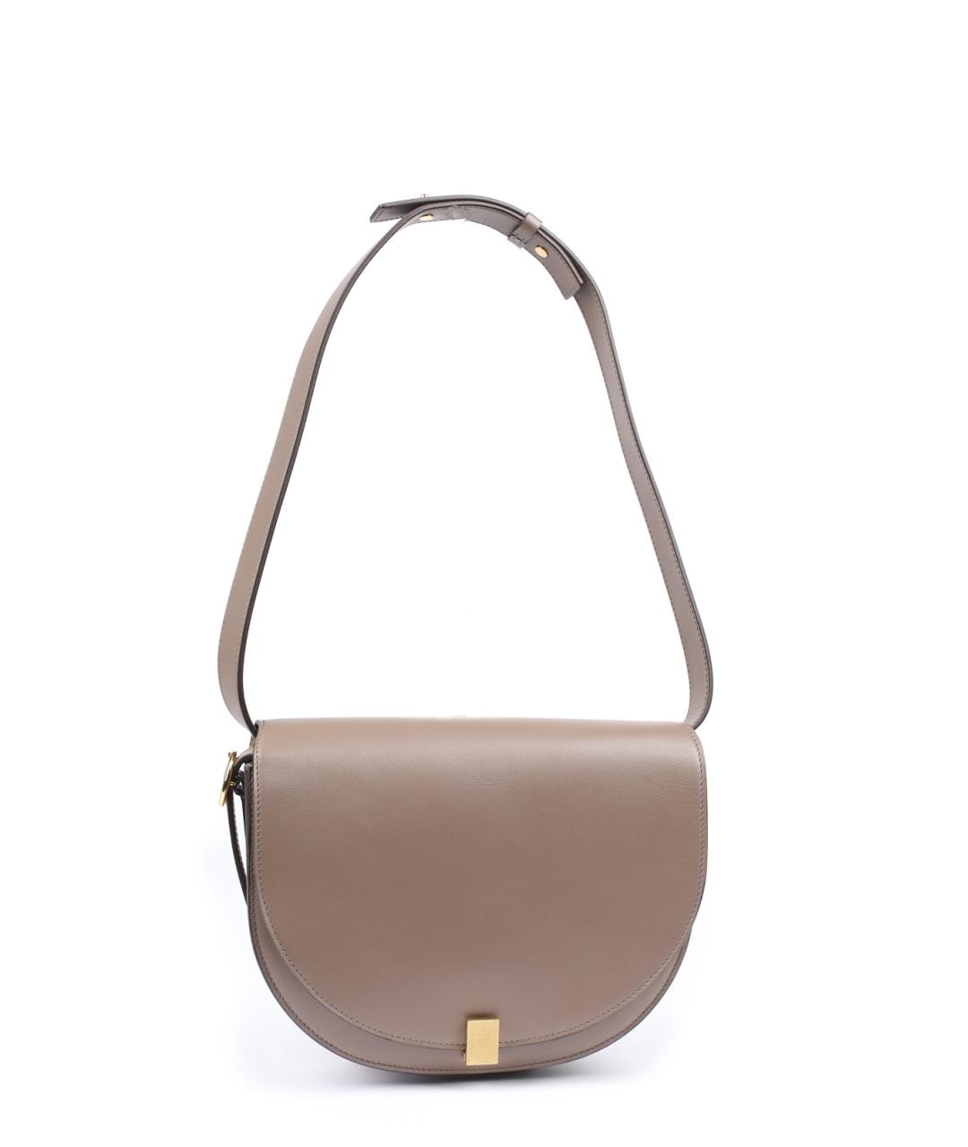 VICTORIA BECKHAM Коричневая кожаная сумка через плечо, фото 1