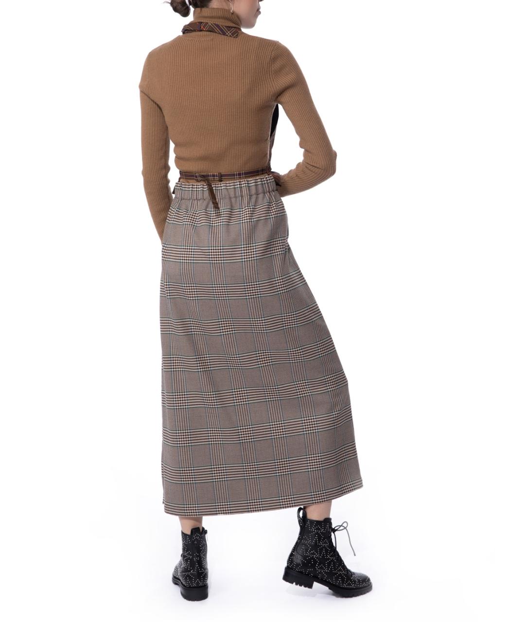 MM6 MAISON MARGIELA Коричневое повседневное платье, фото 6