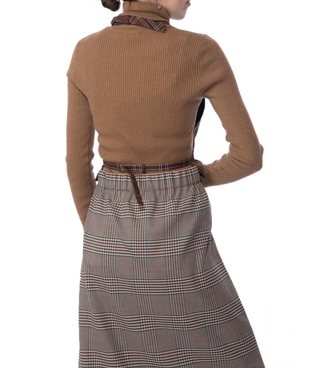 MM6 MAISON MARGIELA Коричневое повседневное платье, фото 5