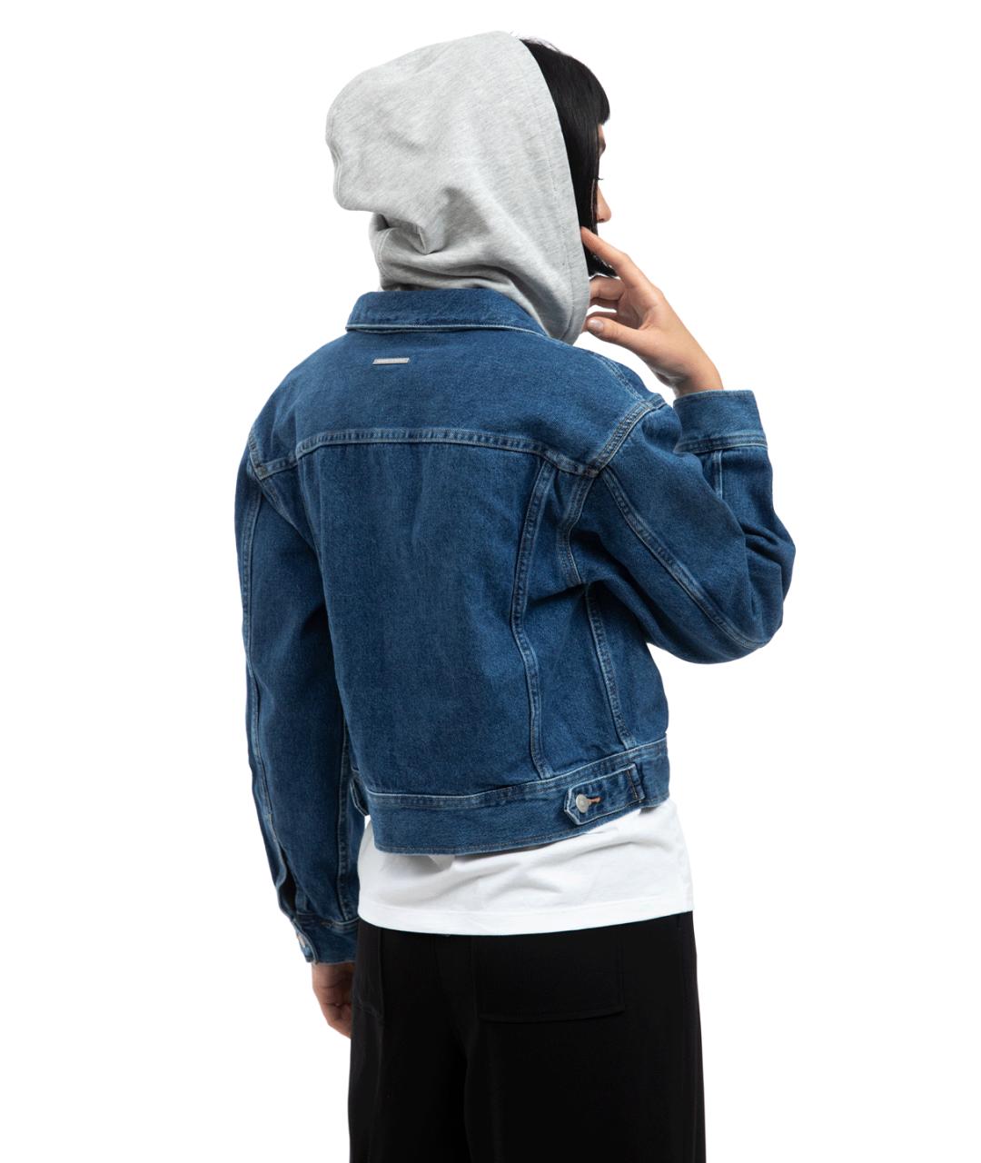 ARMANI EXCHANGE Синяя хлопковая куртка, фото 2