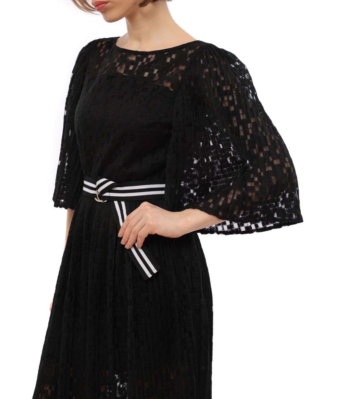 ARMANI EXCHANGE Черное повседневное платье, фото 4