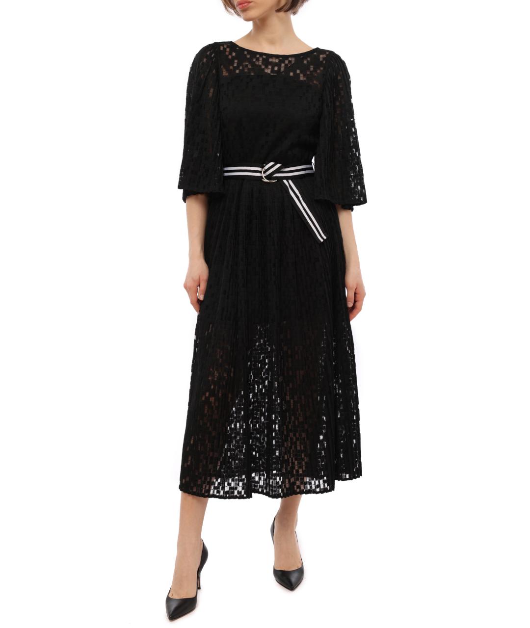 ARMANI EXCHANGE Черное повседневное платье, фото 7