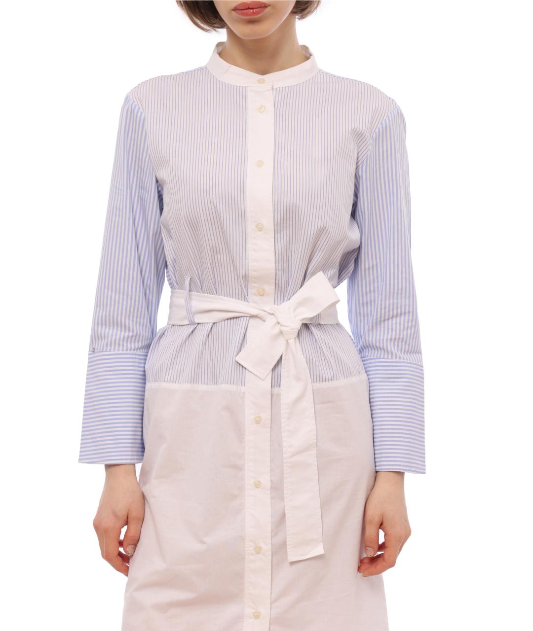 ARMANI EXCHANGE Голубое хлопковое платье, фото 2