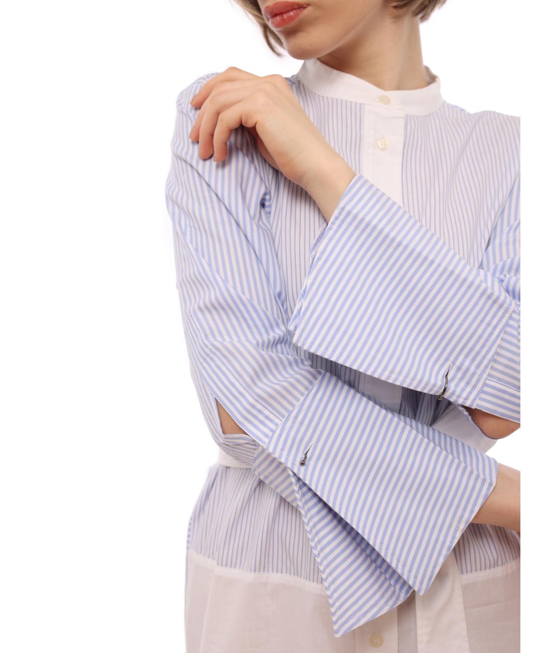 ARMANI EXCHANGE Голубое хлопковое платье, фото 3