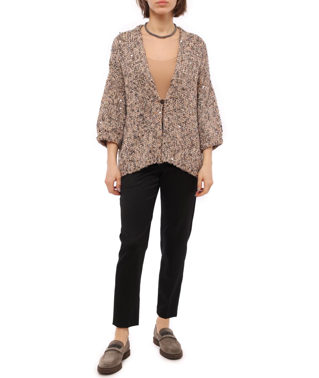 BRUNELLO CUCINELLI Бежевый джемпер / свитер, фото 5