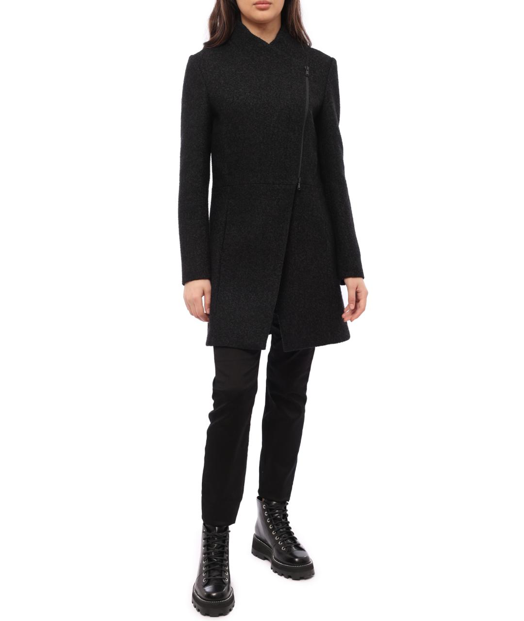 BRUNELLO CUCINELLI Черное шерстяное пальто, фото 2