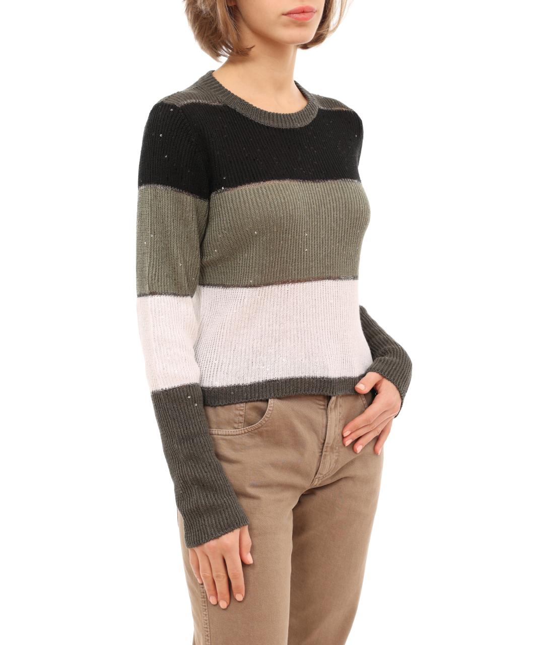 BRUNELLO CUCINELLI Мульти джемпер / свитер, фото 4