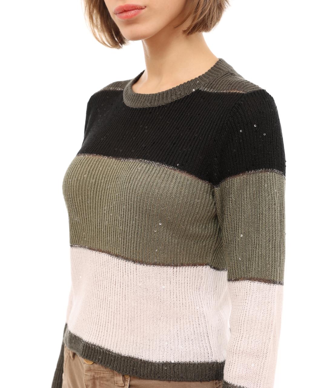 BRUNELLO CUCINELLI Мульти джемпер / свитер, фото 3