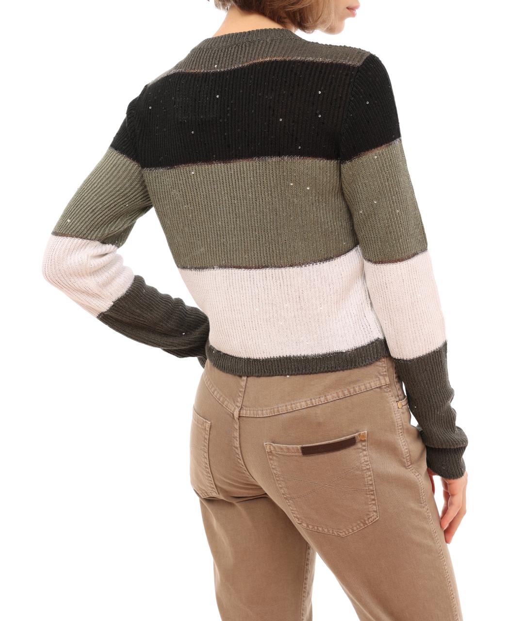 BRUNELLO CUCINELLI Мульти джемпер / свитер, фото 5