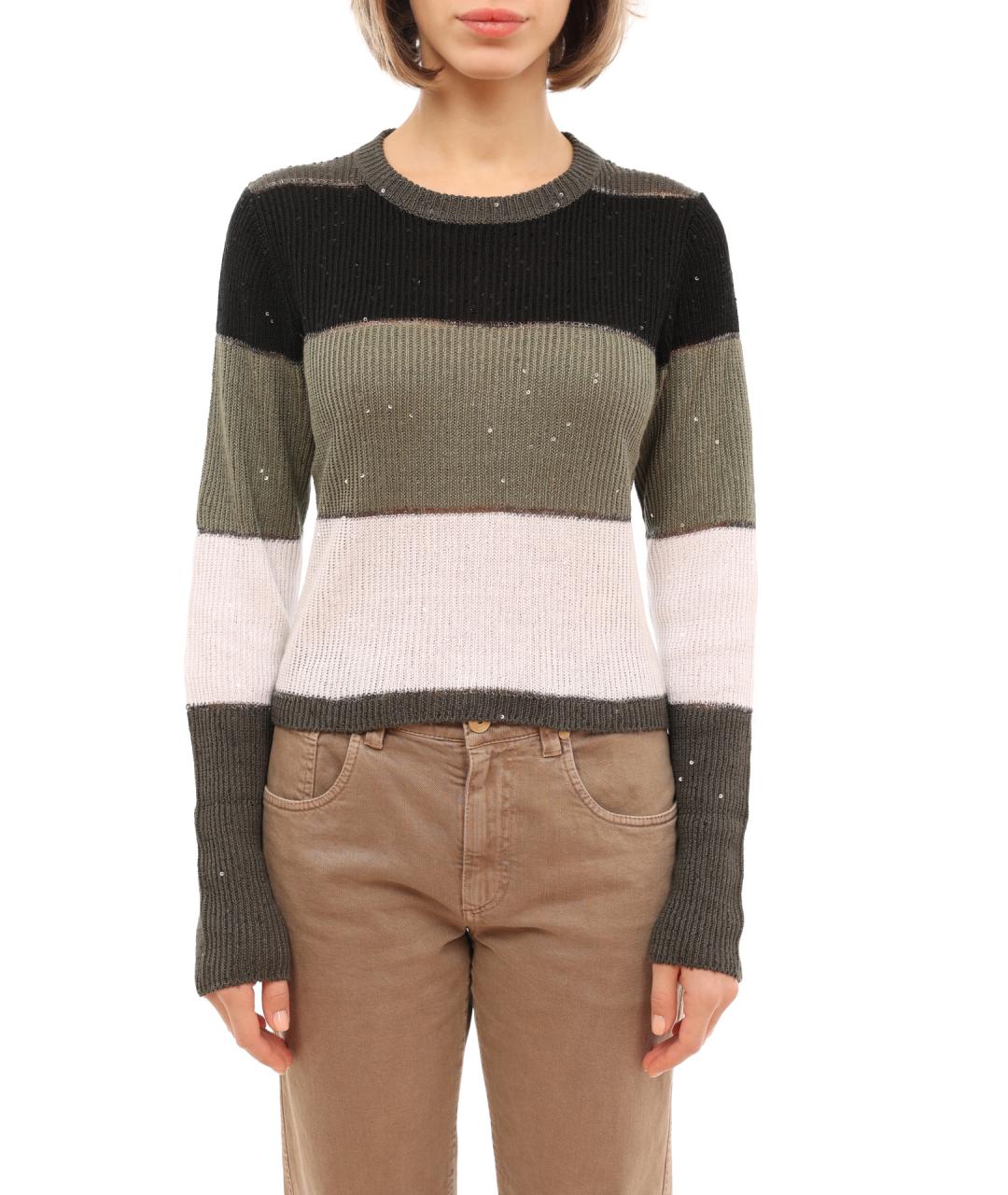 BRUNELLO CUCINELLI Мульти джемпер / свитер, фото 6