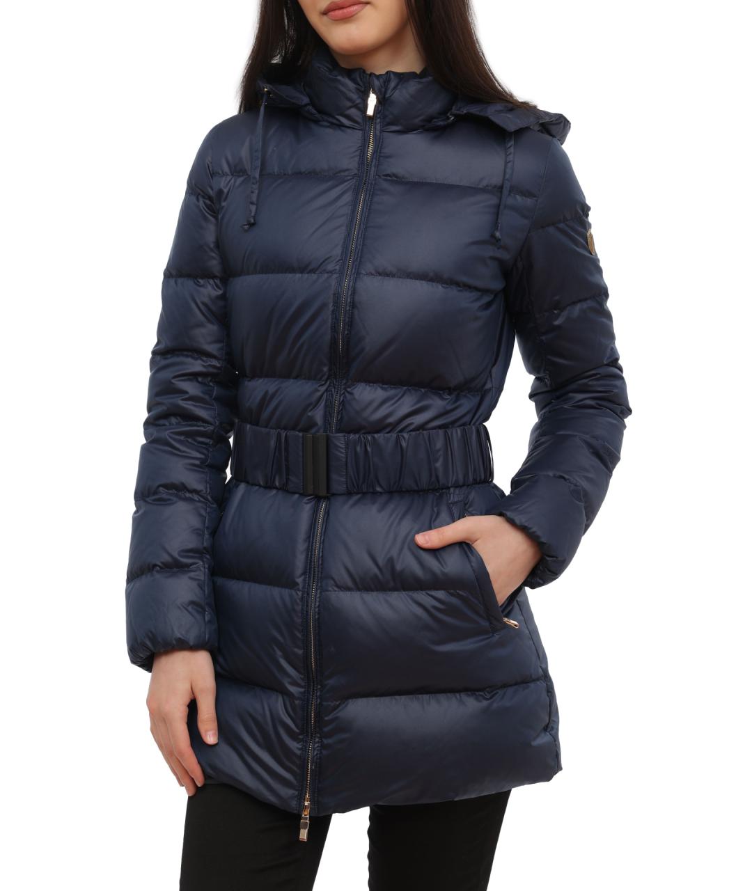 EA7 Синий полиамидовый пуховик, фото 5