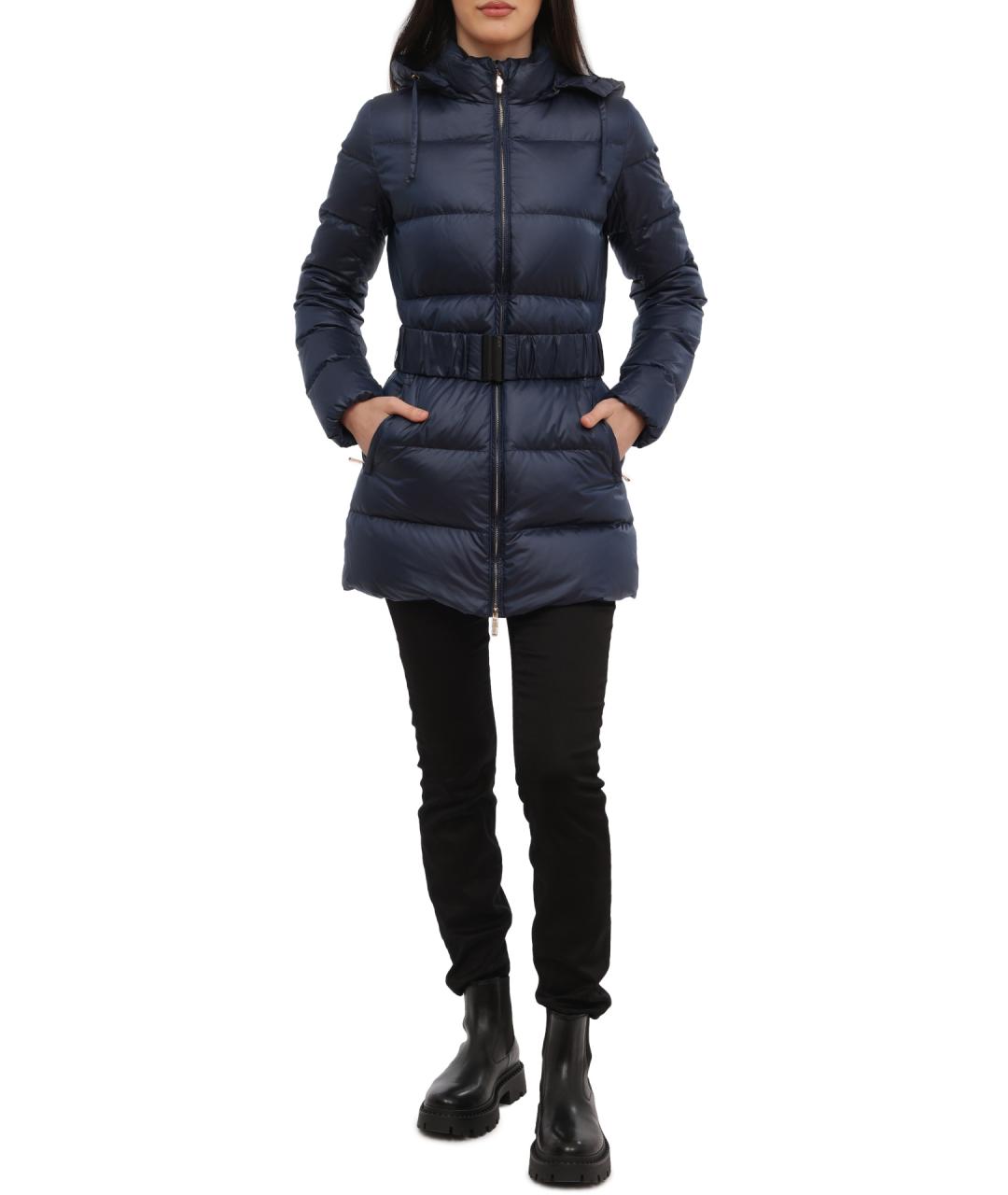 EA7 Синий полиамидовый пуховик, фото 2