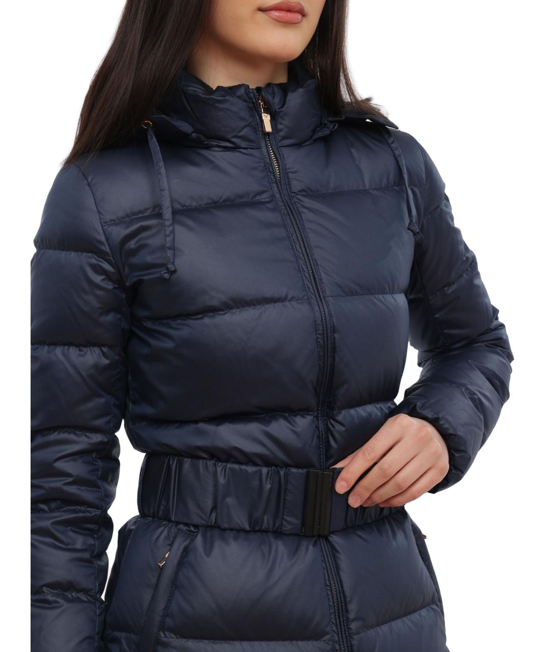 EA7 Синий полиамидовый пуховик, фото 4