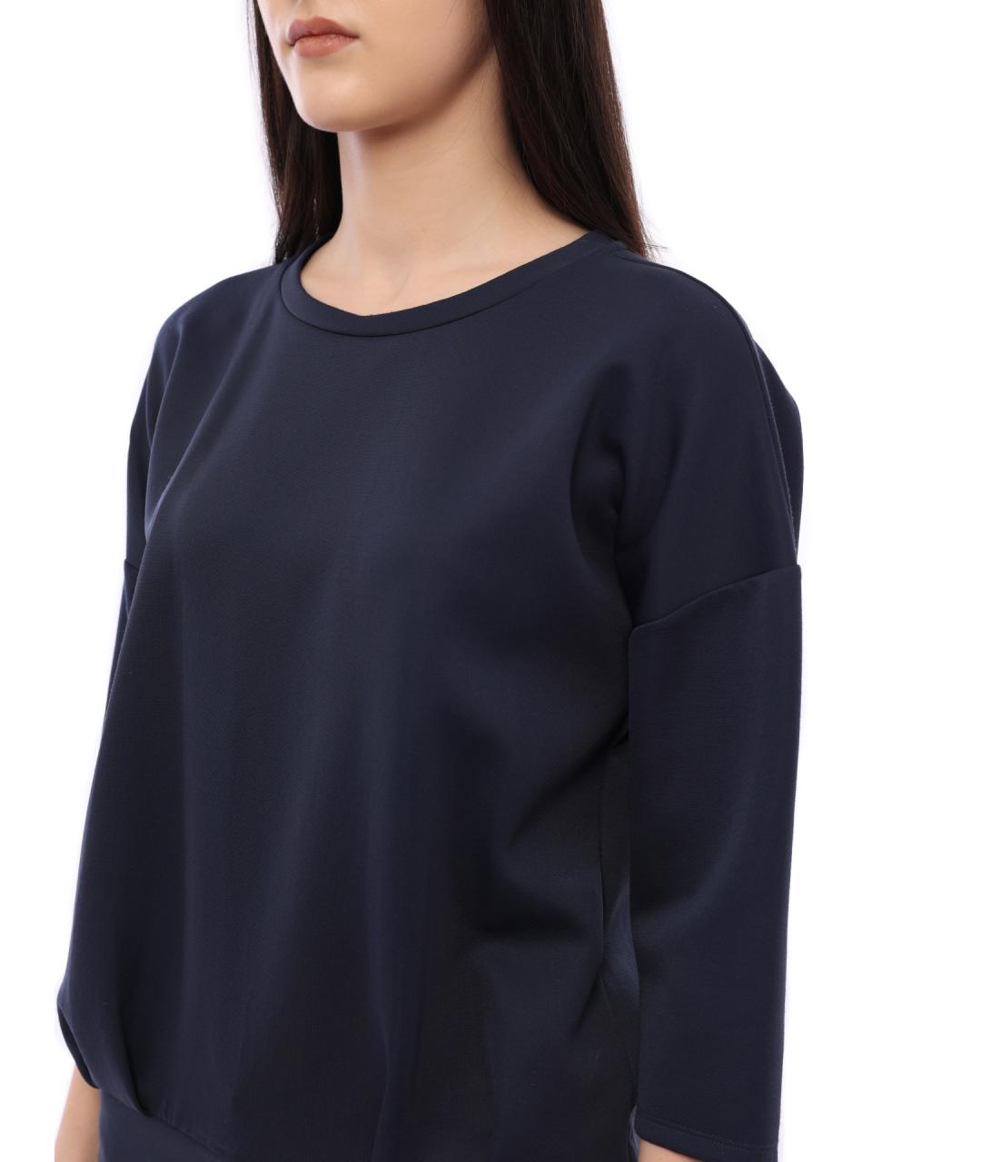 EMPORIO ARMANI Синий джемпер / свитер, фото 3