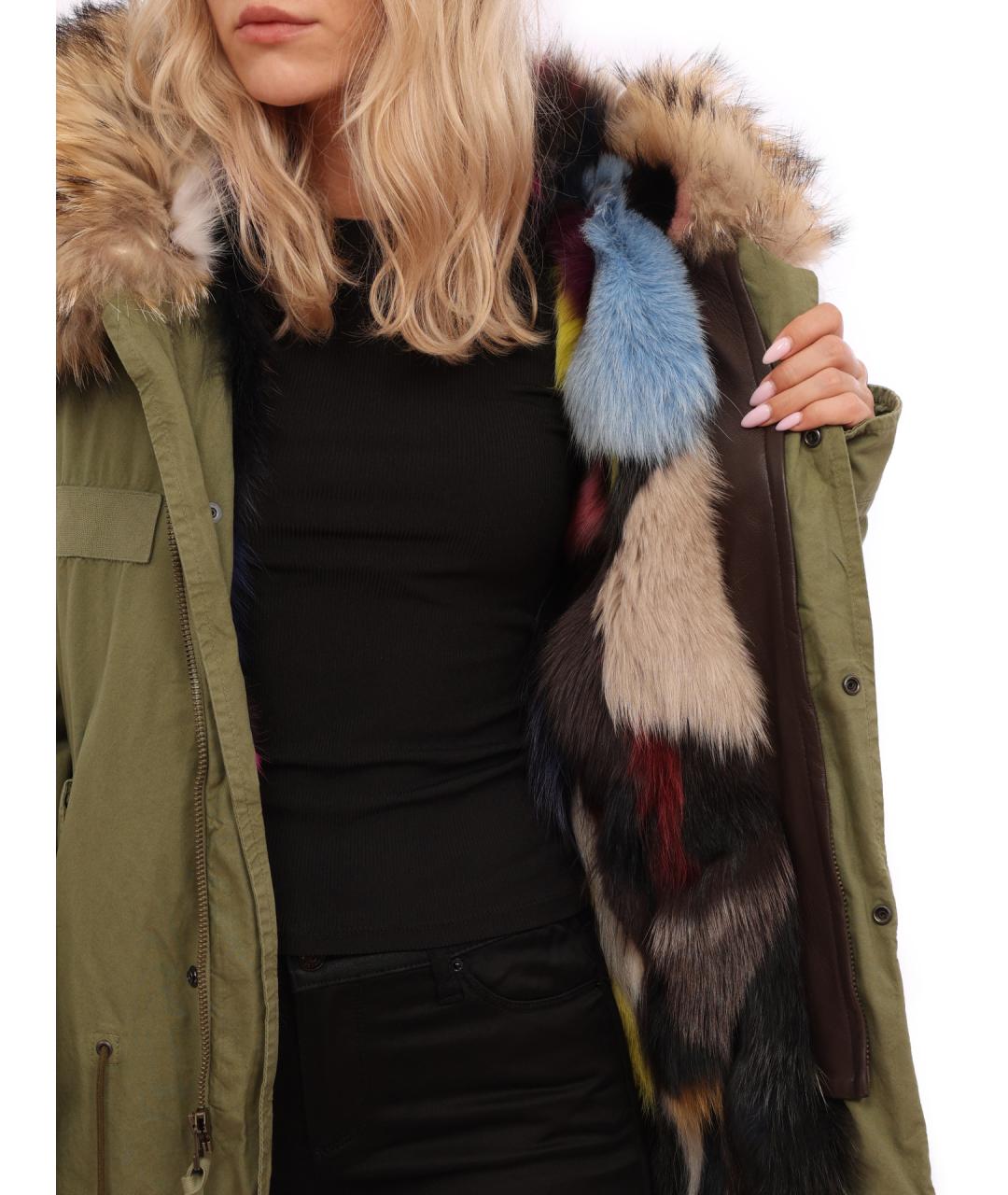 MR & MRS ITALY Хаки парка, фото 5