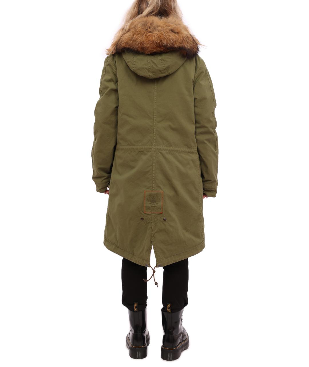 MR & MRS ITALY Хаки хлопковая парка, фото 2