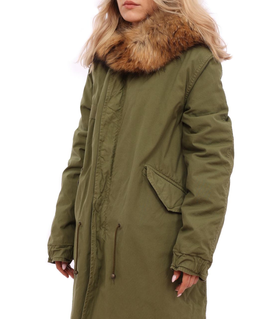 MR & MRS ITALY Хаки хлопковая парка, фото 3