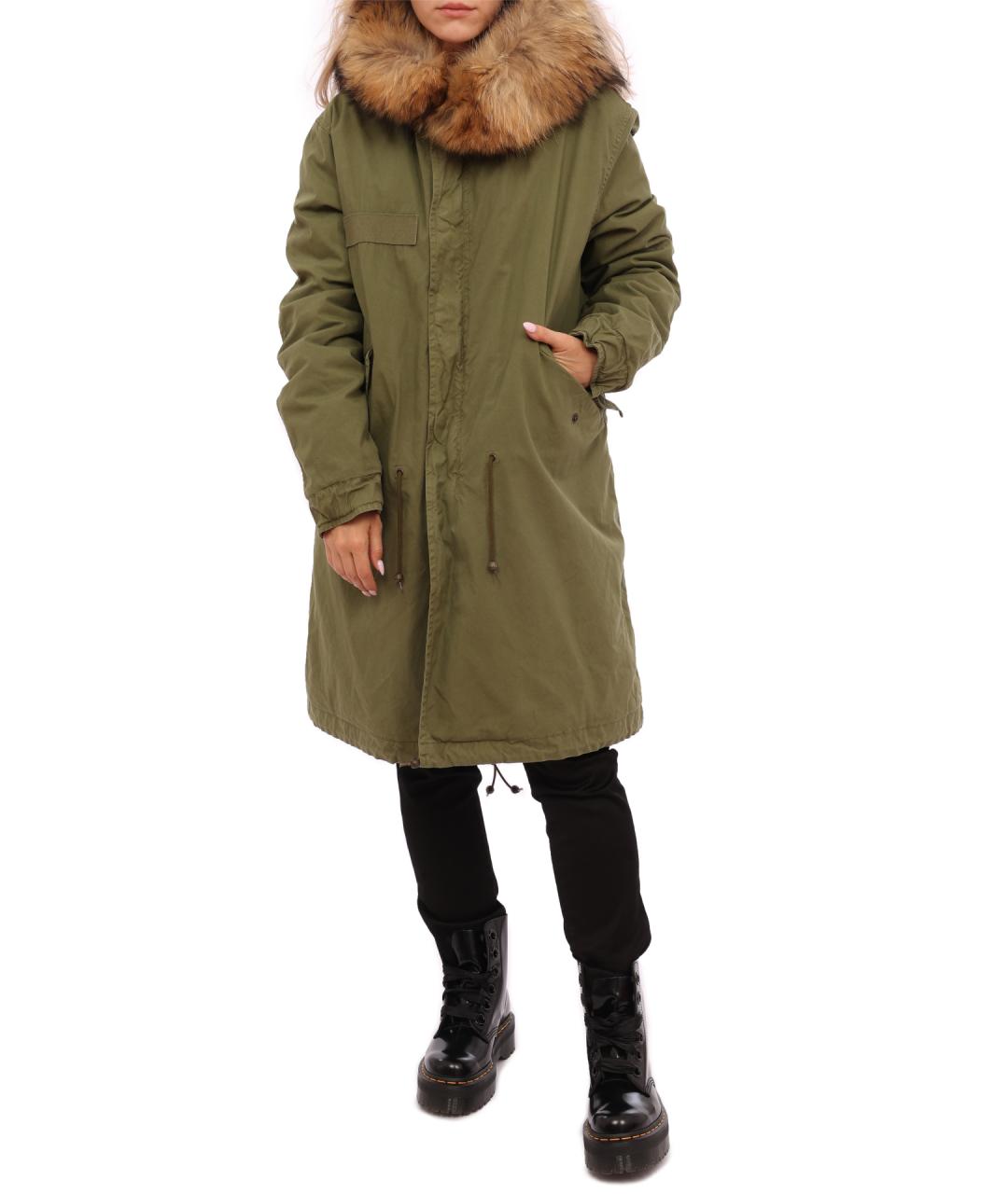 MR & MRS ITALY Хаки хлопковая парка, фото 6