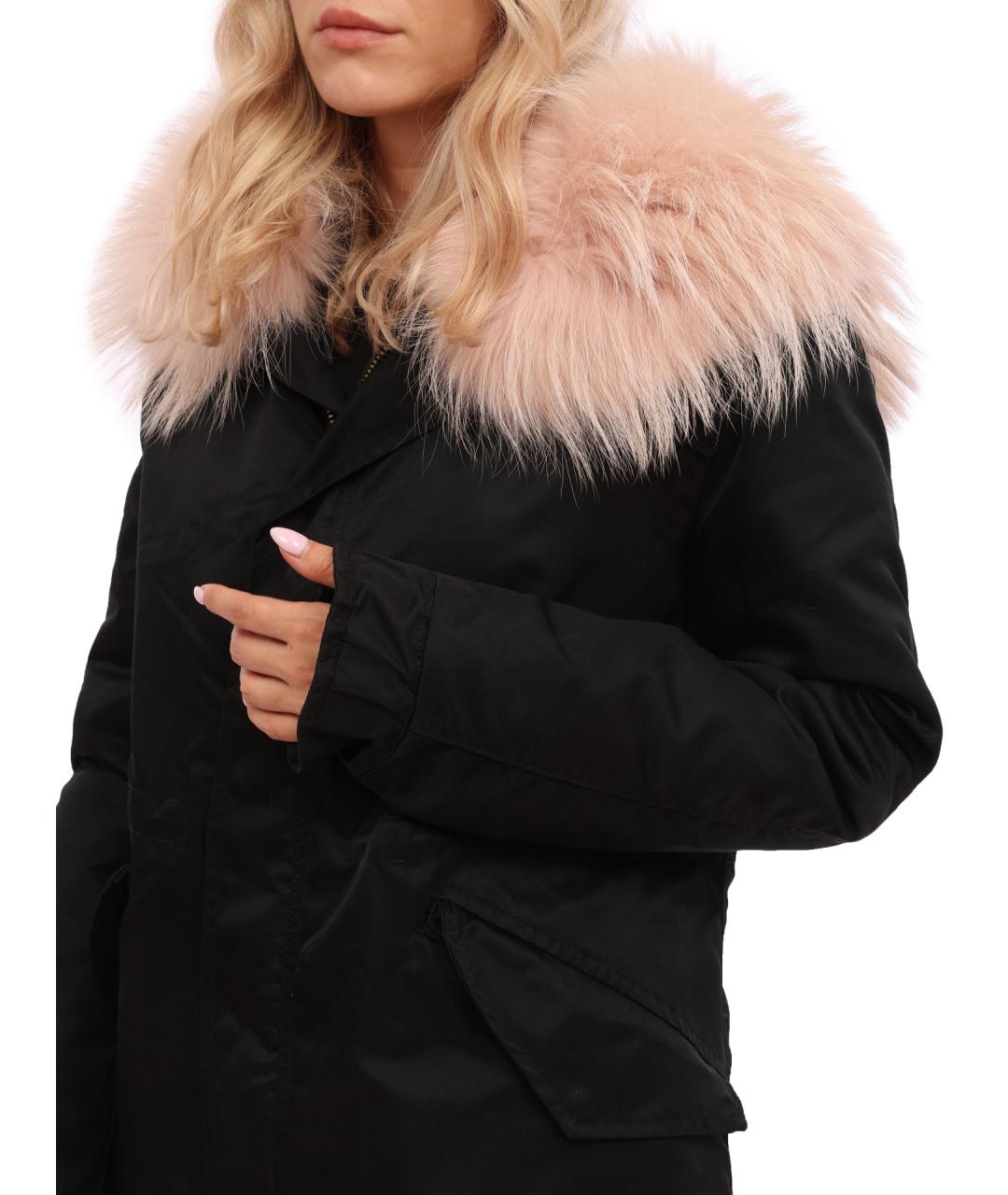 MR & MRS ITALY Черная полиамидовая парка, фото 3