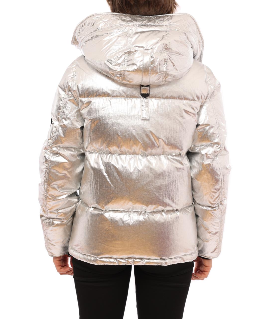 KENZO Серебрянный пуховик, фото 4