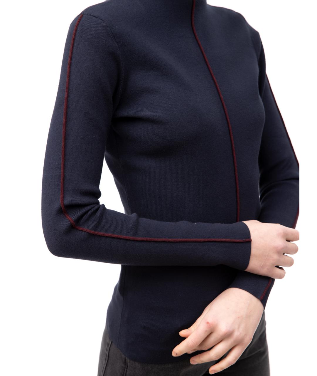 VICTORIA BECKHAM Синяя водолазка, фото 2