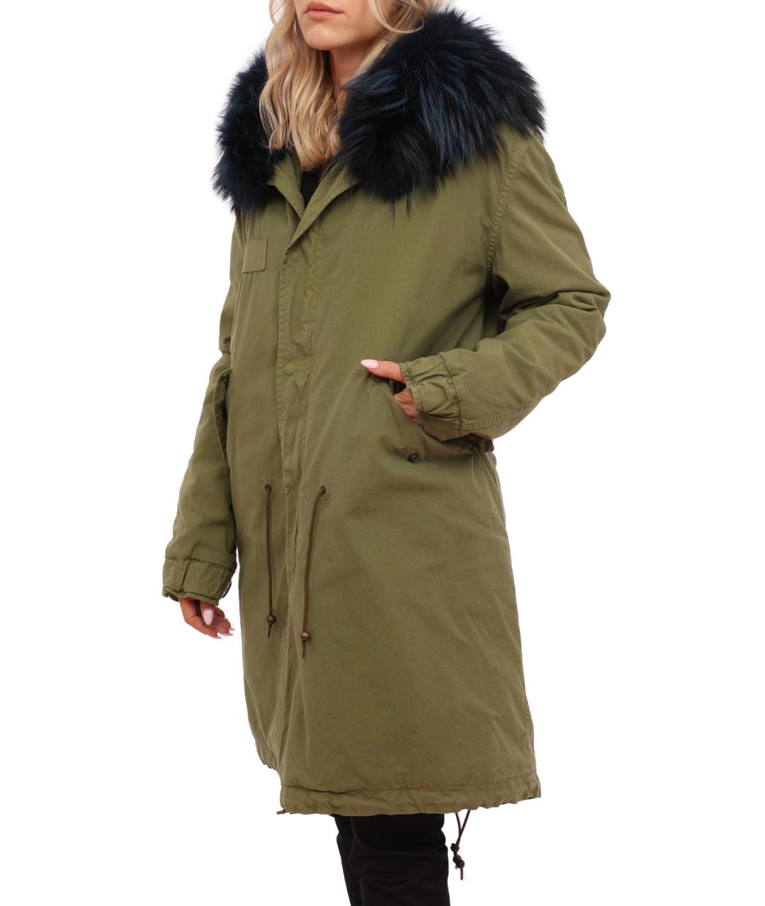 MR & MRS ITALY Хаки хлопковая парка, фото 4