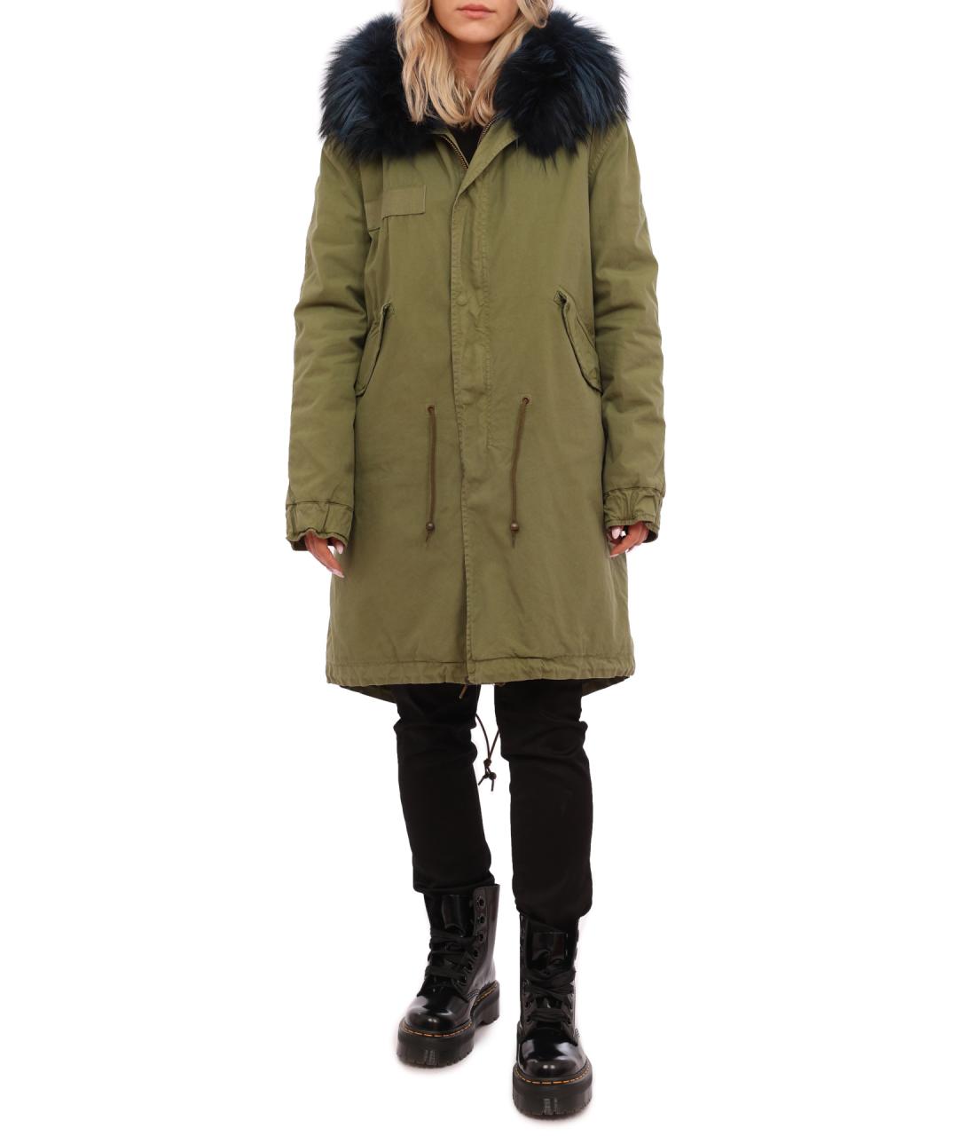 MR & MRS ITALY Хаки хлопковая парка, фото 5