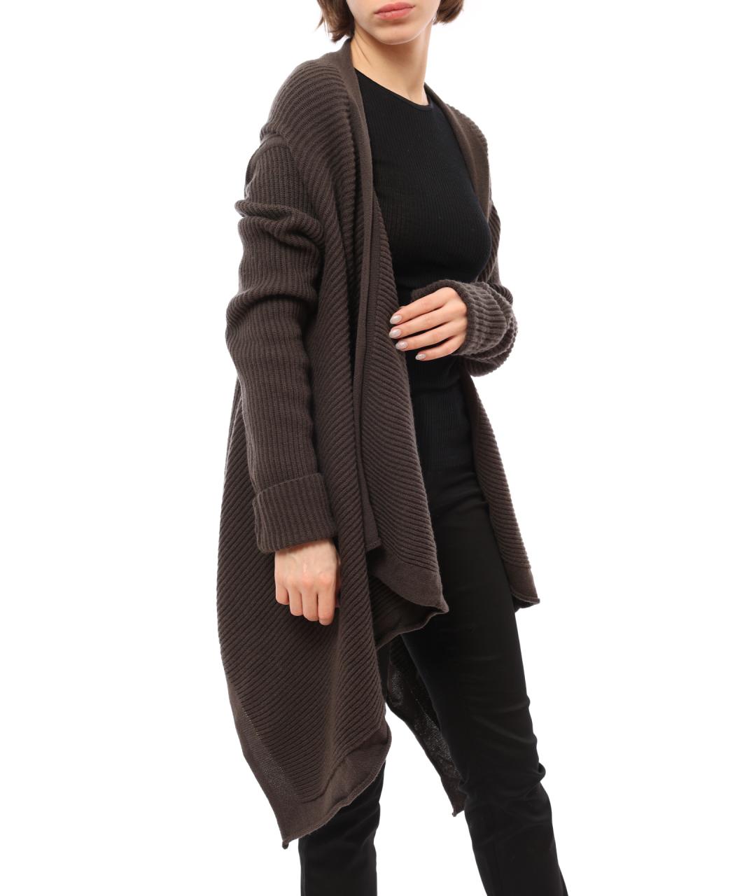 RICK OWENS Серый кардиган, фото 2