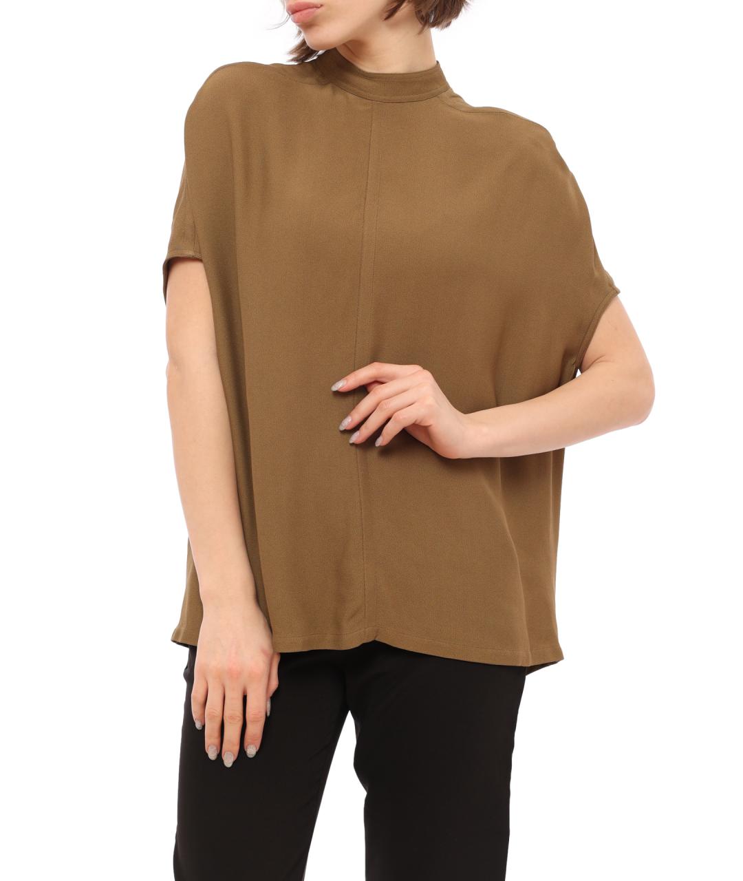 RICK OWENS Горчичный вискозный джемпер / свитер, фото 2