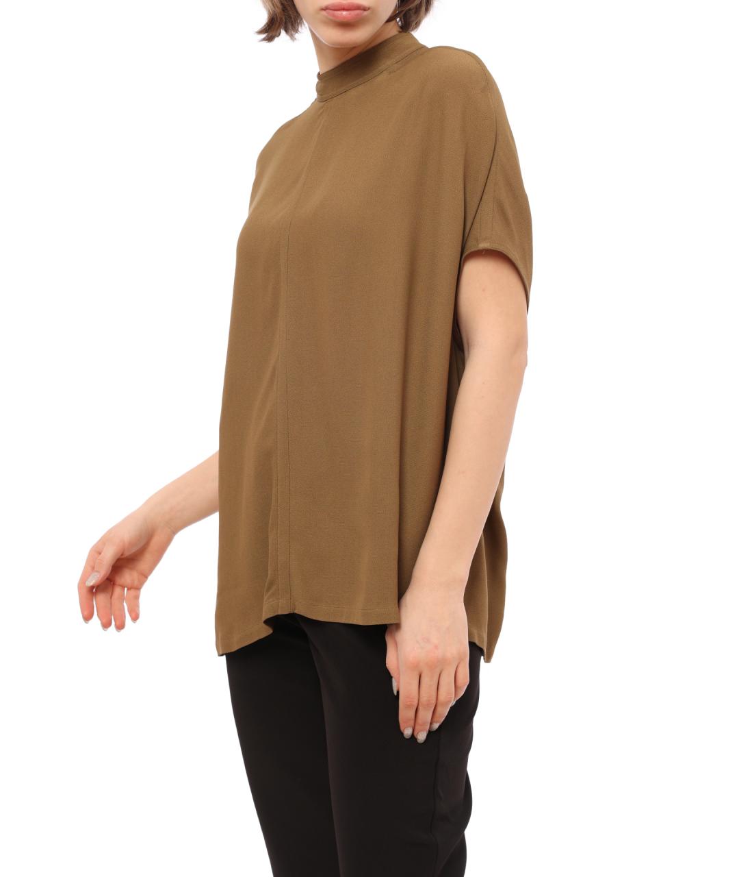 RICK OWENS Горчичный вискозный джемпер / свитер, фото 3