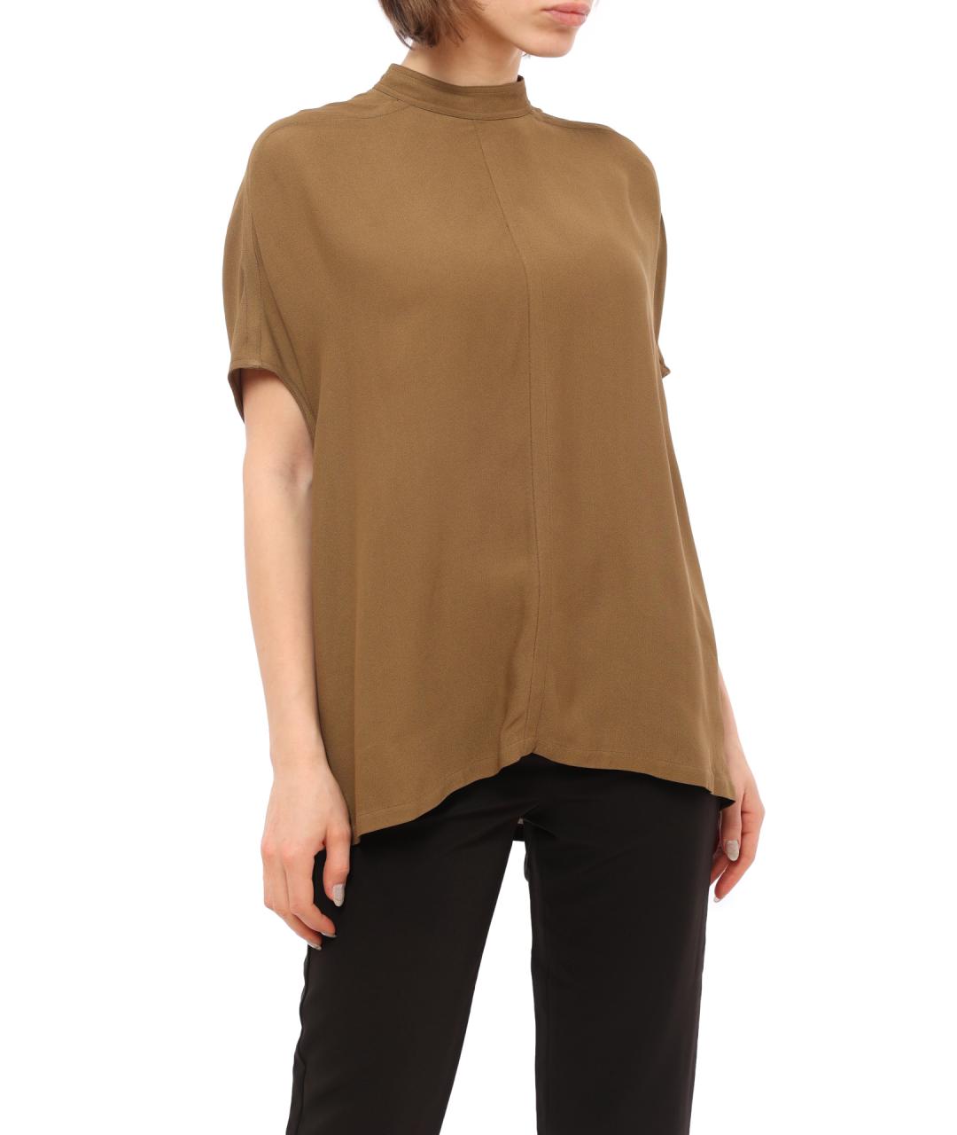 RICK OWENS Горчичный вискозный джемпер / свитер, фото 5