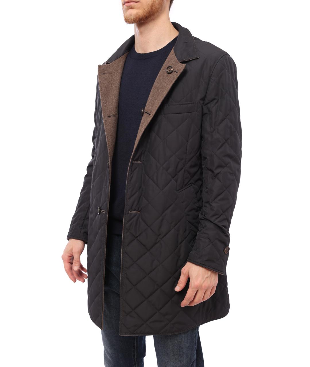 BRUNELLO CUCINELLI Коричневое кашемировое пальто, фото 6