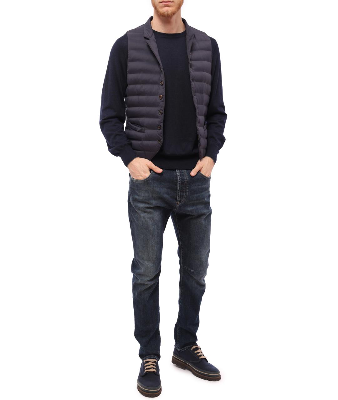 BRUNELLO CUCINELLI Серый полиамидовый жилет, фото 5