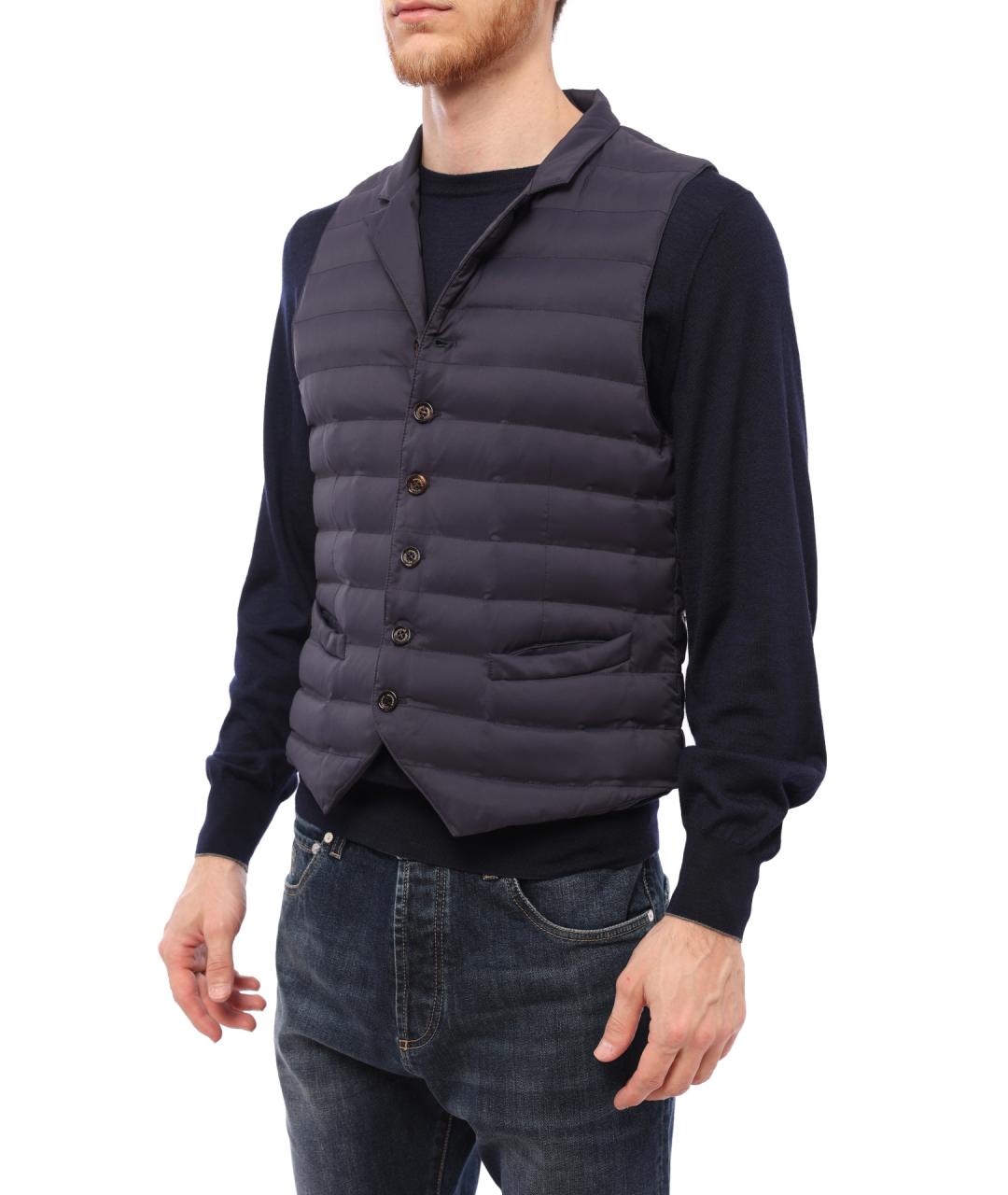 BRUNELLO CUCINELLI Серый полиамидовый жилет, фото 1